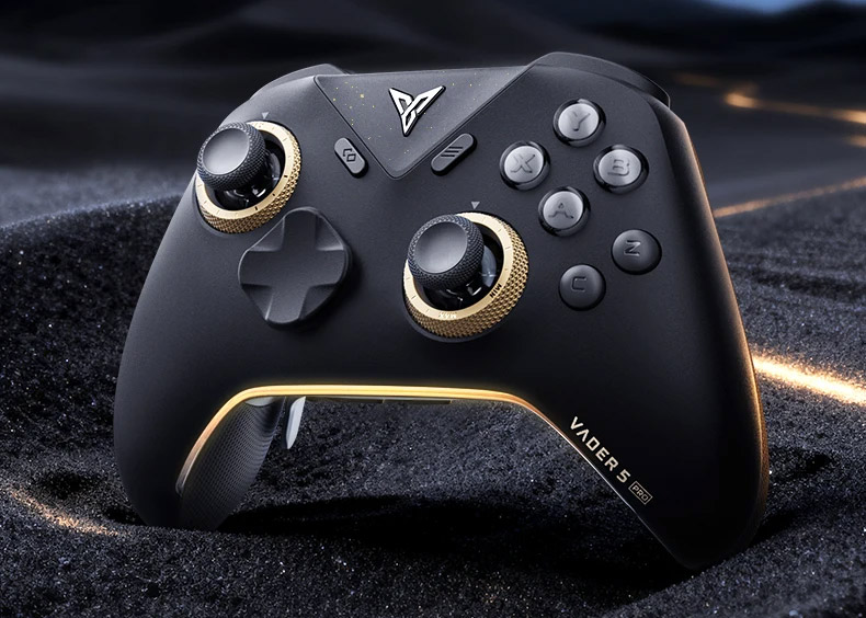 Беспроводной геймпад Flydigi Vader 5 Pro для ПК, Android, iOS, Switch с ForceFlex стиками и программируемыми кнопками